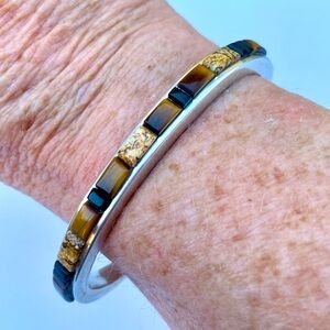 Cobblestone inlay cuff